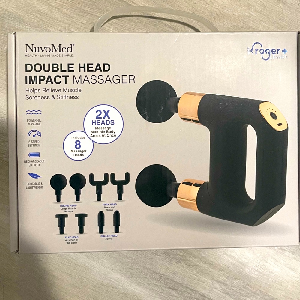 NuvoMed Double Head Impact Massager